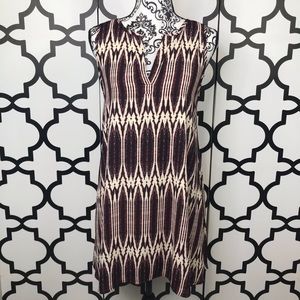 MOD Brown/Cream Dress